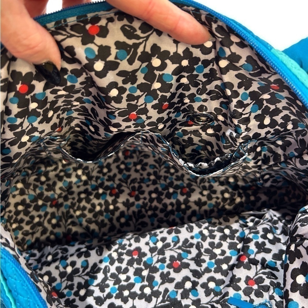 Vera Bradley Bright Blue Quilted Shoulder Bag - Picture 9 of 13